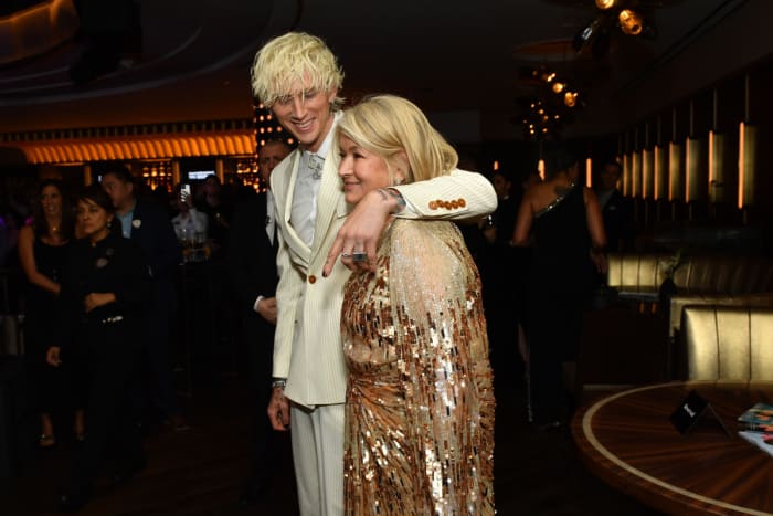 Machine Gun Kelly and Martha Stewart.